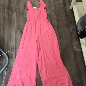 American Eagle Outfitters coral Jumpsuit